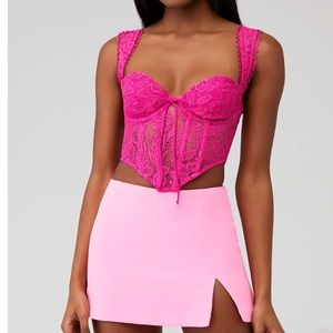 For Love and Lemons Sammie Crop Corset Top